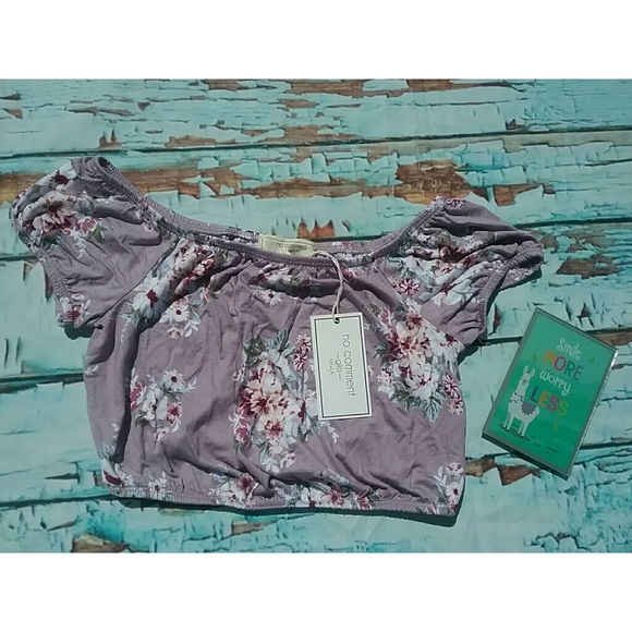 Other - Girls Pretty floral Crop Top 14 nwt!